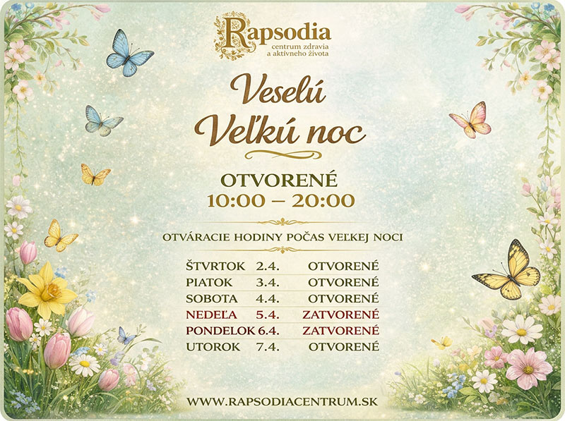 Rapsodia velka noc otvaracie hodiny