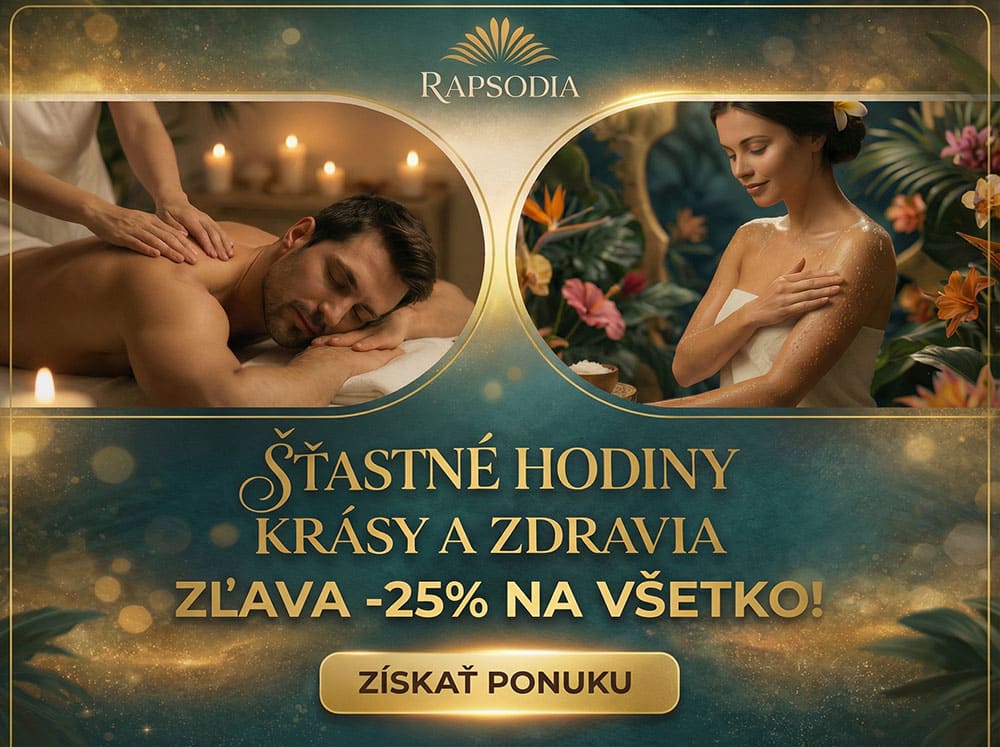 akcia šťastné hodinky na masáže a beauty procedúry