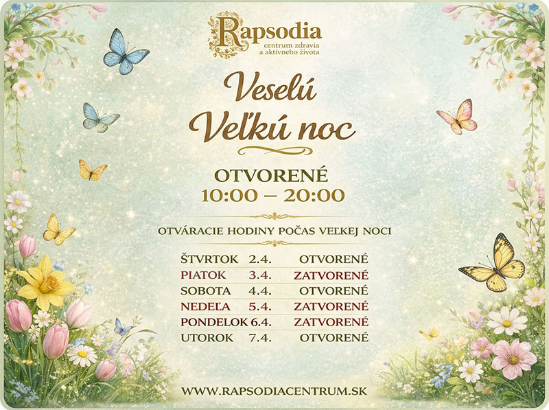 Rapsodia velka noc otvaracie hodiny